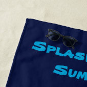 Farbenfrohe Seelenspalte Strandtuch (Beispiel)