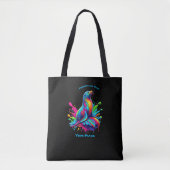 Farbenfrohe Seelenspalte Tasche (Vorderseite)