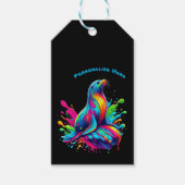 Farbenfrohe Seelöwe Geschenkanhänger (Vorderseite)