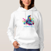 Farbenfrohe Seelöwe Hoodie (Vorderseite)