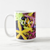 Farbenfrohe Seepferde Kaffeetasse (Links)