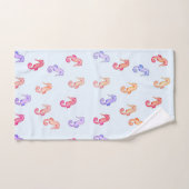 Farbenfrohe Seepferde Muster Badhandtuch Set (Handtuch)