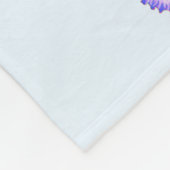 Farbenfrohe Seepferde Muster Fleecedecke (Ecke)