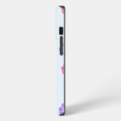 Farbenfrohe Seepferde Muster iPhone Hülle (Linke Seite)