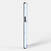 Farbenfrohe Seepferde Muster iPhone Hülle (Rechte Seite)