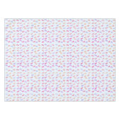 Farbenfrohe Seepferde Muster Tischdecke (Vorderseite (Horizontal))