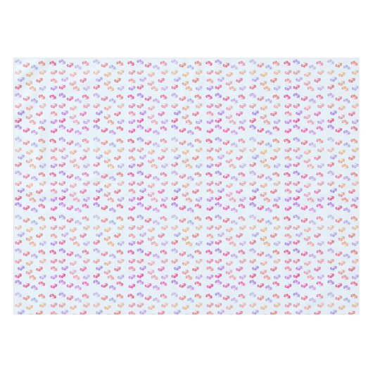 Farbenfrohe Seepferde Muster Tischdecke (Vorderseite (Horizontal))