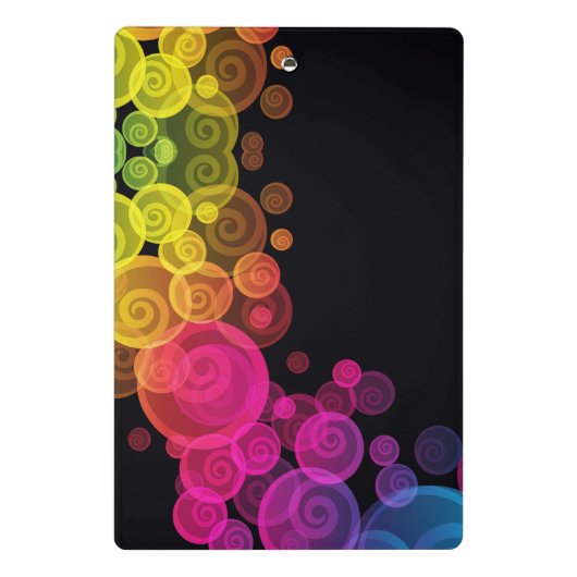 farbenfrohe Seiltafel Mini Klemmbrett (Rückseite)