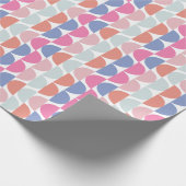 Farbenfrohe Semi Circle Abstrakt geometrisch Geschenkpapier (Ecke)