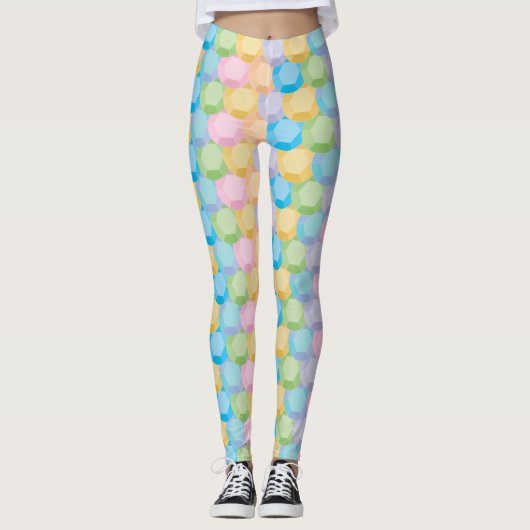 Farbenfrohe Sequins Leggings (Vorderseite)