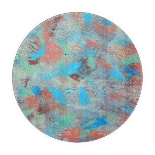 Farbenfrohe Serie: abstrakte Hintergrundtextur. Schneidebrett