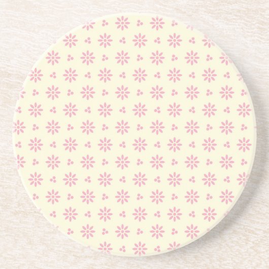 Farbenfrohe Serie - Eyelet Ecru & Pink Untersetzer (Vorne)