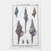Farbenfrohe Seven Seashells Küchentuch (Vertikal)