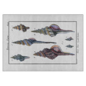 Farbenfrohe Seven Seashells Schneidebrett (Vorderseite)