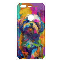 Farbenfrohe Shih Tzu Dog Lover Case-Mate iPhone Ca