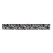 Farbenfrohe Shiny Beach Stones Muster Satinband (Vorderseite)