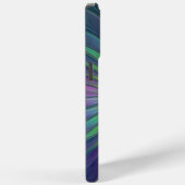 Farbenfrohe Shiny Fantasy Blume Abstraktes Fraktal Case-Mate iPhone Hülle (Rückseite / Rechts)