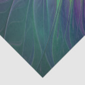 Farbenfrohe Shiny Fantasy Blume Abstraktes Fraktal Seidenpapier (Detail)