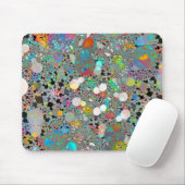 Farbenfrohe Shiny Stones Terrazzo Mouse Pad Mousepad (Mit Mouse)