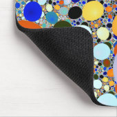 Farbenfrohe Shiny Stones Terrazzo Mouse Pad Mousepad (Ecke)