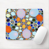 Farbenfrohe Shiny Stones Terrazzo Mouse Pad Mousepad (Mit Mouse)