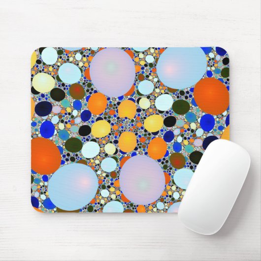 Farbenfrohe Shiny Stones Terrazzo Mouse Pad Mousepad (Mit Mouse)