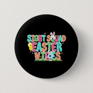 Farbenfrohe Sight Squad Oaster Vibes Optometrisch Button
