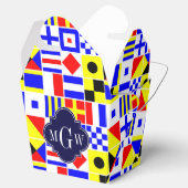 Farbenfrohe Signale Royal 3I Monogram Geschenkschachtel (Geöffnet)