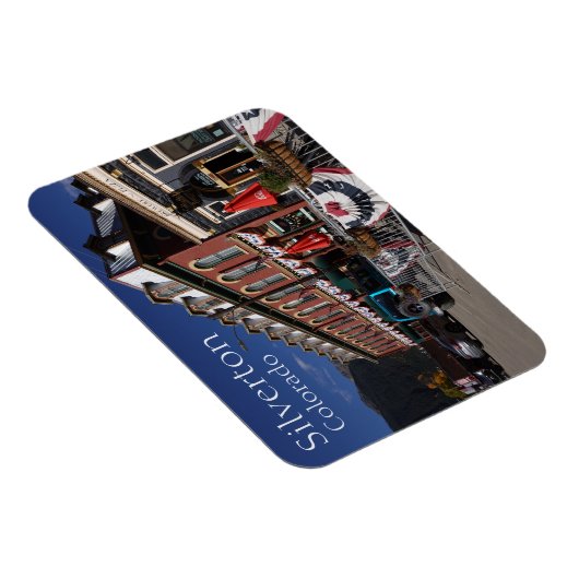Farbenfrohe Silverton, Colorado Magnet (Rechte Seite)