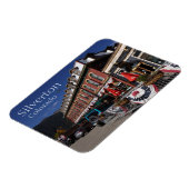 Farbenfrohe Silverton, Colorado Magnet (Linke Seite)