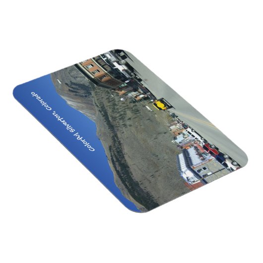 Farbenfrohe Silverton, Colorado Magnet (Rechte Seite)