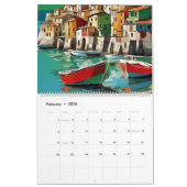 Farbenfrohe Sitte Italien 2024 Kalender (Feb 2026)