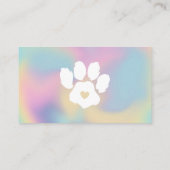 Farbenfrohe Sitzecke Visitenkarte (Rückseite)