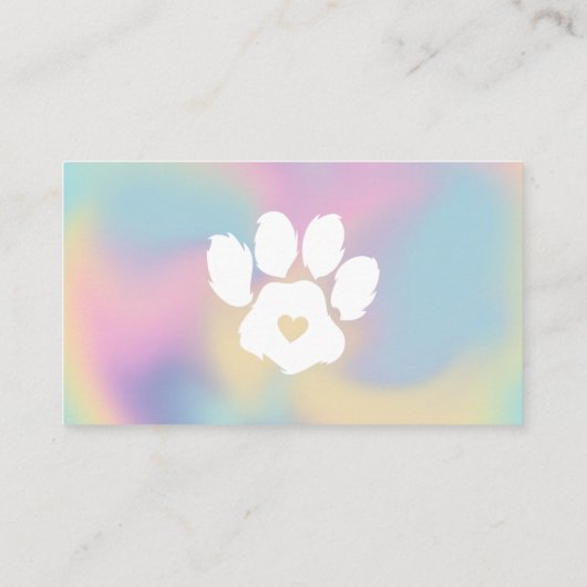 Farbenfrohe Sitzecke Visitenkarte (Rückseite)