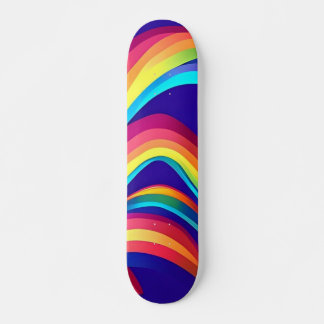 Farbenfrohe Skateboard