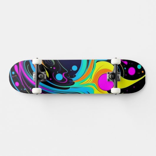 Farbenfrohe Skateboard (Horizontal)
