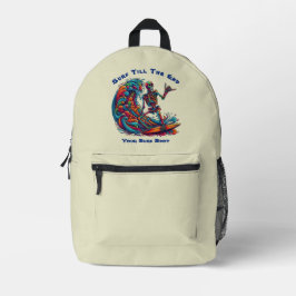 Farbenfrohe Skelettwanderung Bedruckter Rucksack