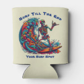 Farbenfrohe Skelettwanderung Dosenkühler (Rückseite)