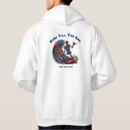 Farbenfrohe Skelettwanderung Hoodie