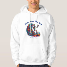 Farbenfrohe Skelettwanderung Hoodie