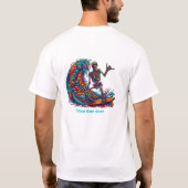 Farbenfrohe Skelettwanderung T-Shirt (Rückseite)