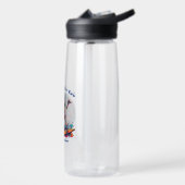 Farbenfrohe Skelettwanderung Trinkflasche (Links)