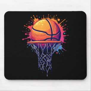 Farbenfrohe Sketll Tie Dye Farbspritzer Sketll Rei Mousepad