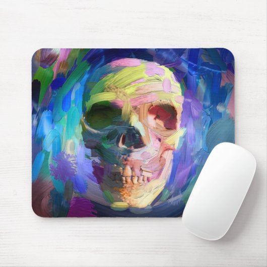 Farbenfrohe Skulptur Mousepad (Mit Mouse)