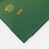 Farbenfrohe, skurrile Rainbow St. Patrick's Day Fleecedecke (Ecke)