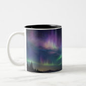 Farbenfrohe Sky Northern Lights Tasse (Links)