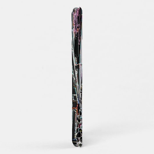 Farbenfrohe Skyline in Manhattan Case-Mate iPhone Hülle (Hinten/Rechts)