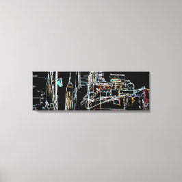 Farbenfrohe Skyline in Manhattan Leinwanddruck