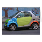 Farbenfrohe Smart Car (Vorderseite (Horizontal))