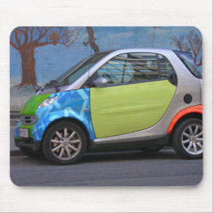 Farbenfrohe Smart Car Mousepad